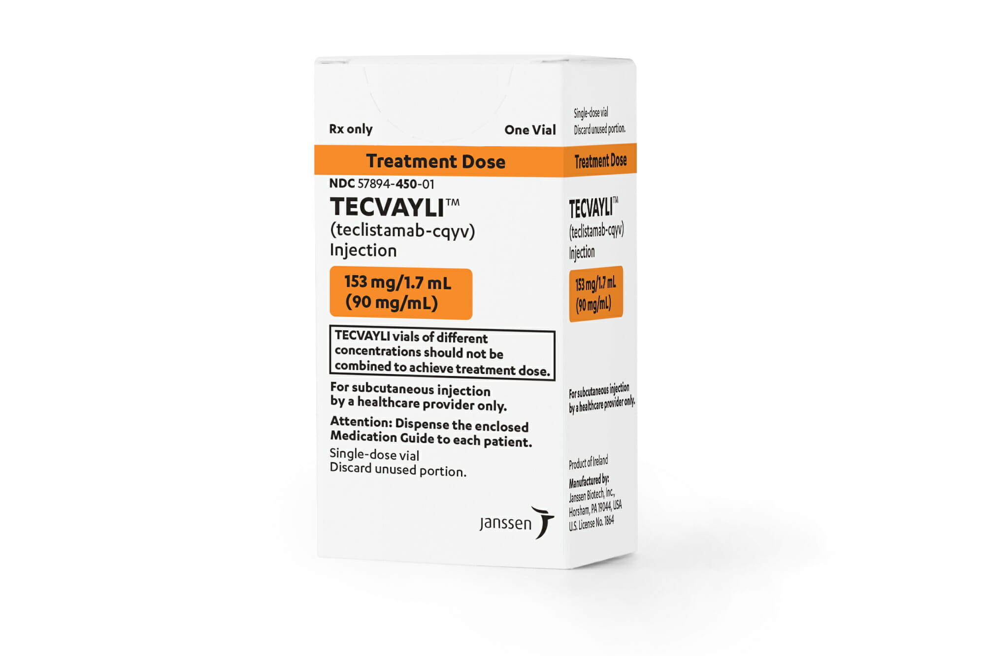 Теквайли (Tecvayli) 153 mg - 1.7 ML
