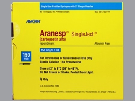 Ліки Аранесп (Aranesp) 150 MCG - 0.3 ML