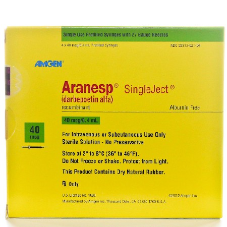 Лекарство Аранесп (Aranesp) 40 MCG - 0.4 ML
