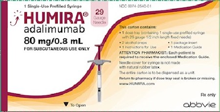 Лекарство Хумира (Humira) 80 MG - 0.8 ML