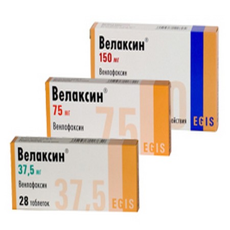 Лекарство Велаксин (Velaxin) 37.5 MG - 28 капс.