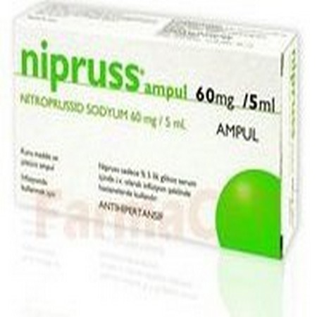 Препарат Ніпрусс (Nipruss) - 5 ампул